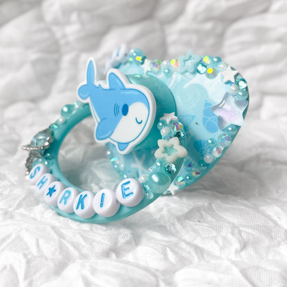 Lil Sharkie Remake (All Pink with Blue Accents)
